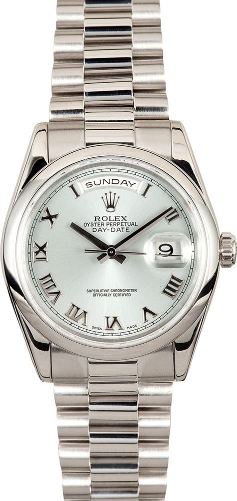 Rolex platinum day date 36